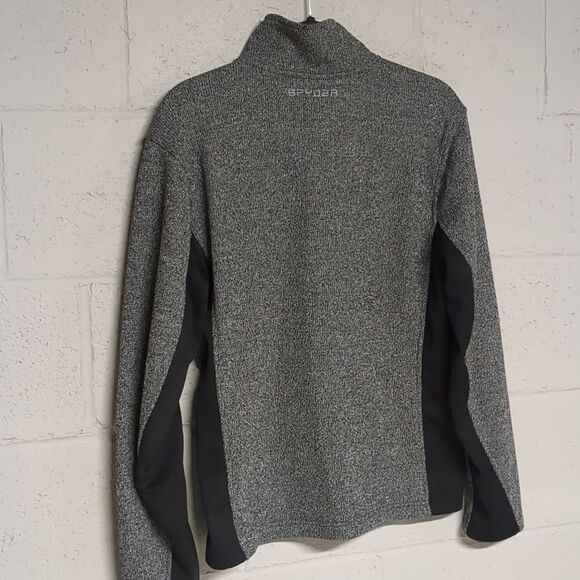 Women's Spyder Black and Gray Full-Zip Jacket Size Small - Picture 5 of 6